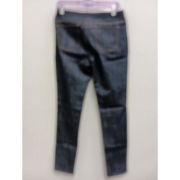 Boston Proper Womens Skinny Jeans Size 10 Dark Blue Denim Pull On Mid Rise - Picture 5 of 8